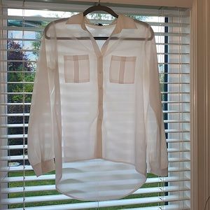 RARE SHEER BUTTON DOWN